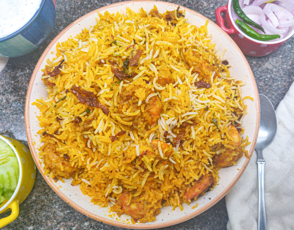 Prawns Biryani